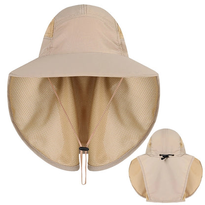 Sun Cap With Neck Flap