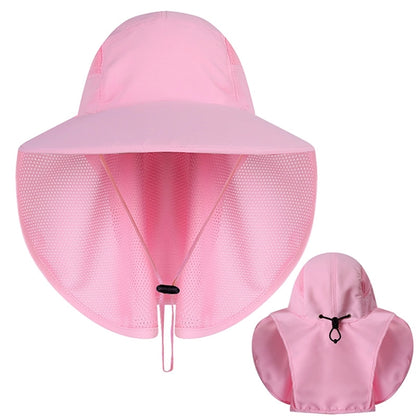Sun Cap With Neck Flap