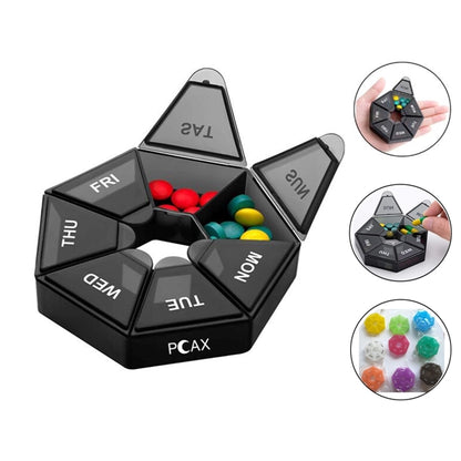 Portable Pill Box Medicine Case
