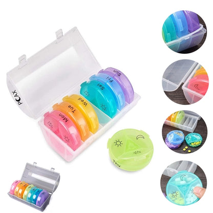 Weekly Pill Organizer 3 Times A Day