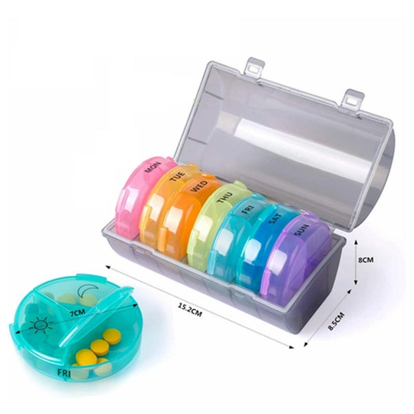Weekly Pill Organizer 3 Times A Day