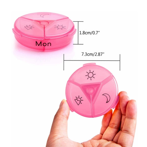 Weekly Pill Organizer 3 Times A Day