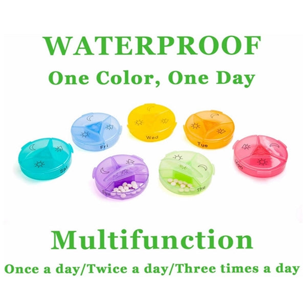 Weekly Pill Organizer 3 Times A Day