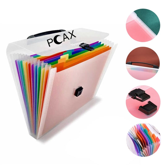 Plastic Expanding Accordion Folders A4 File Organizer