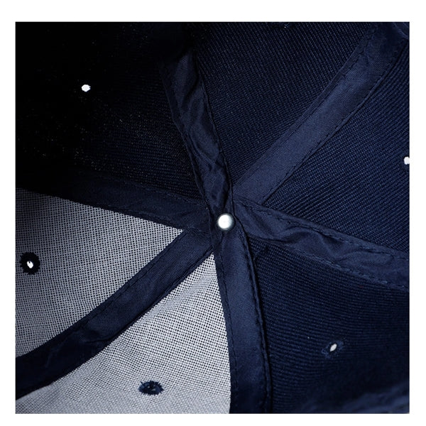 100% Cotton Full Color Mid-Striped Caps w/ Single Buckle
