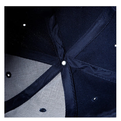 100% Cotton Full Color Mid-Striped Caps w/ Single Buckle