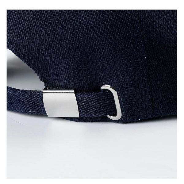 100% Cotton Full Color Mid-Striped Caps w/ Single Buckle