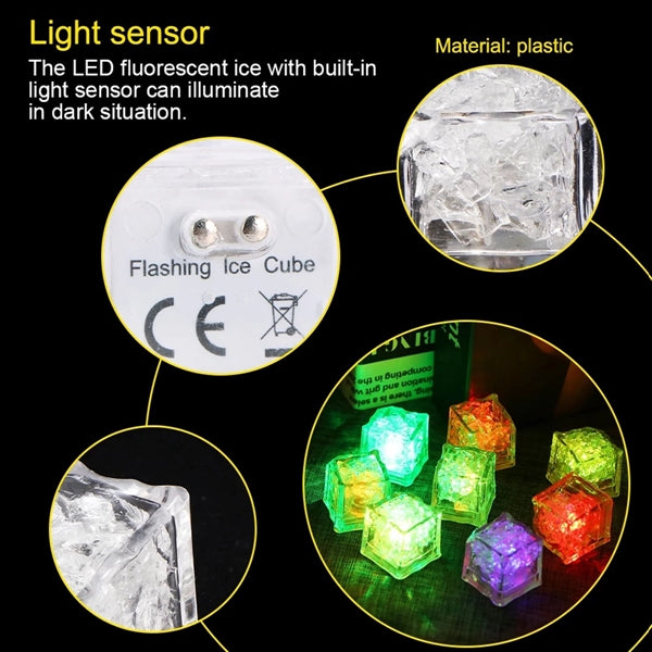 LED Light Up Ice Cubes