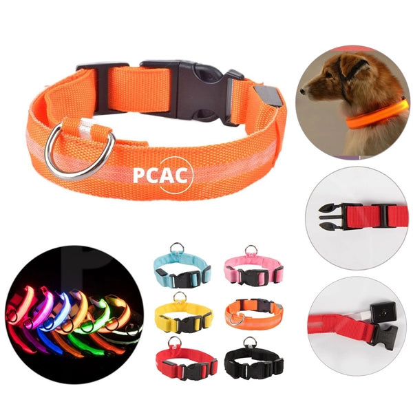 Night Safety Adjustable Pet LED Collar