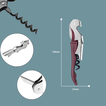 Multifunctional Corkscrew Bottle Opener Foil Cutter