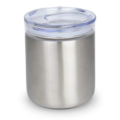 Glasgow 10 oz Double-Wall Stainless Tumbler w/ Glass Insert