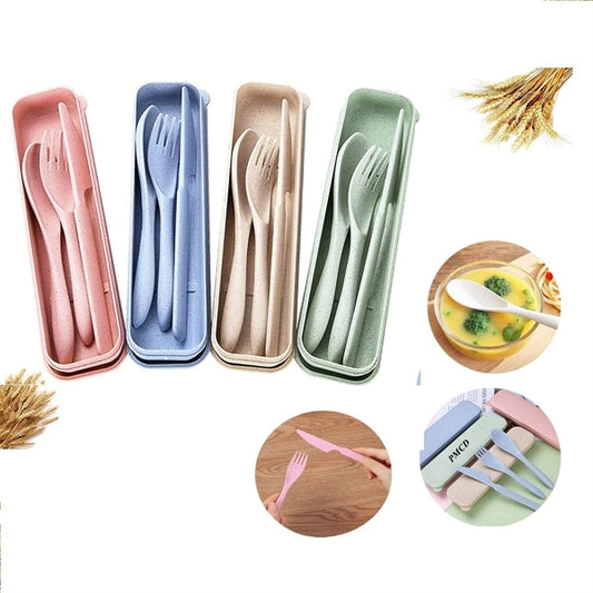 Portable Travel Camping Cutlery Set