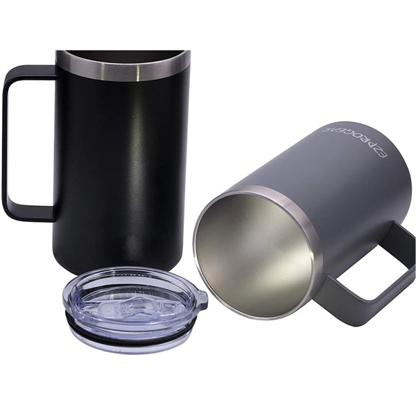 24 OZ Beer Tumbler Camping Cup with Handle and Lid
