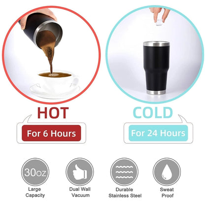 30oz Insulated Tumbler With Lids