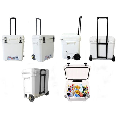 45L Rolling cooling cooler box with wheels