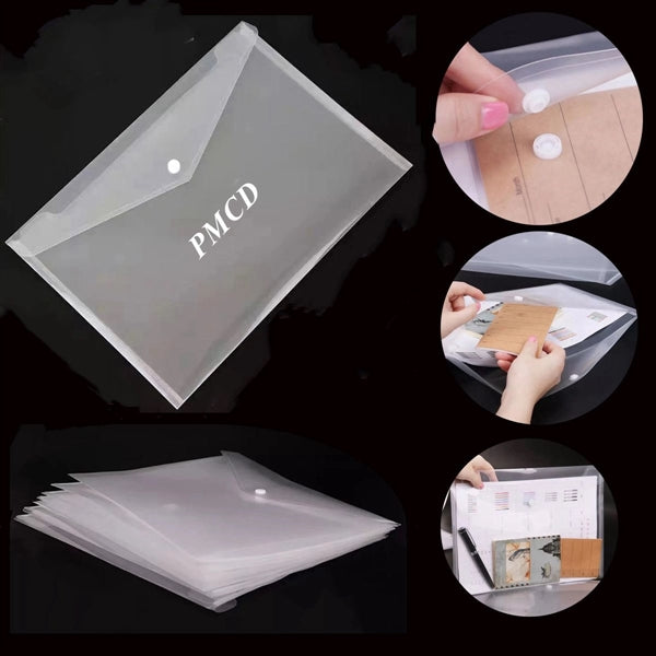 Transparent A4 File Envelopes