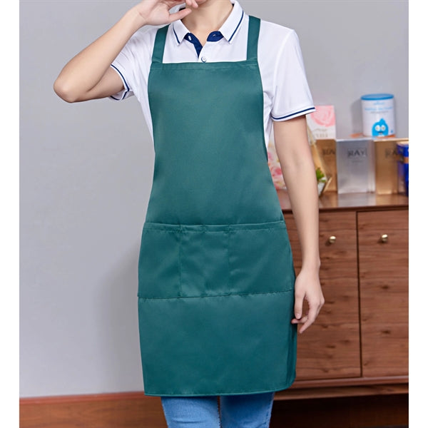12 oz Woven knitted waterproof Kitchen Apron w/ 2 pockets