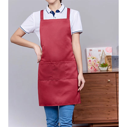 12 oz Woven knitted waterproof Kitchen Apron w/ 2 pockets