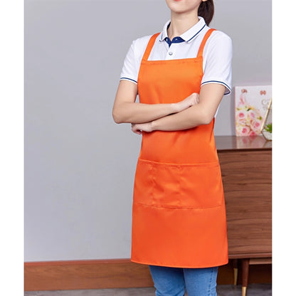 12 oz Woven knitted waterproof Kitchen Apron w/ 2 pockets