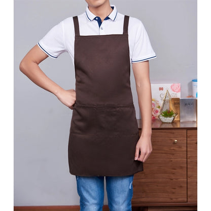 12 oz Woven knitted waterproof Kitchen Apron w/ 2 pockets