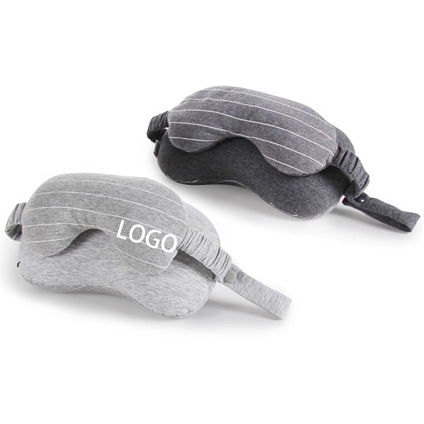 Travel Neck Pillow with Eye Mask