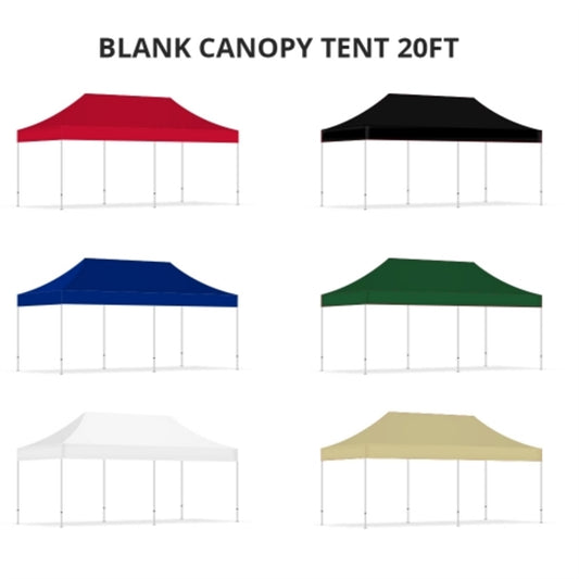 Blank Canopy tent package - 20' x 10'