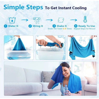Microfiber Sport Cooling Ice Towel