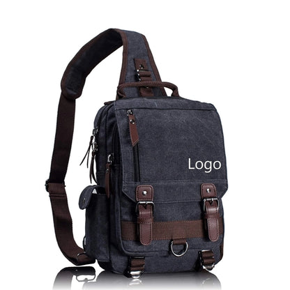 Lightweight Canvas Messenger Bag with Adjustable Strap