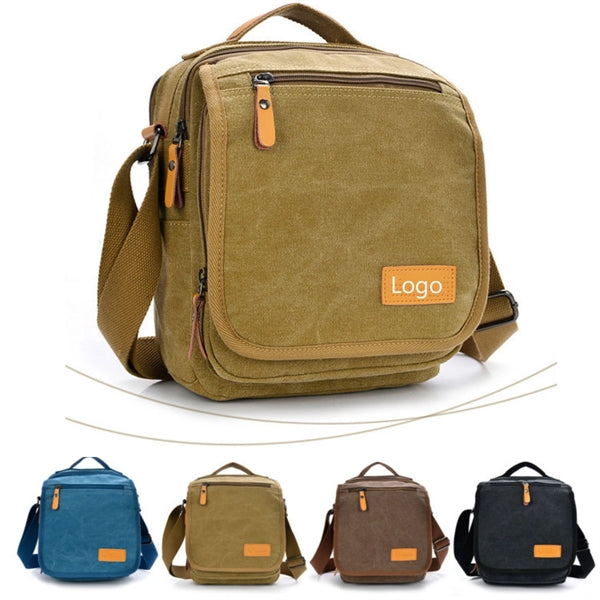 Canvas Travel Shoulder Bag for lightweight for trips&commute