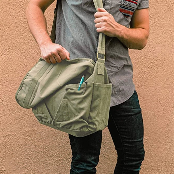 Canvas Messenger Bag