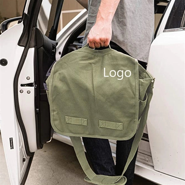 Canvas Messenger Bag