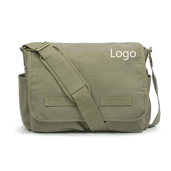 Canvas Messenger Bag