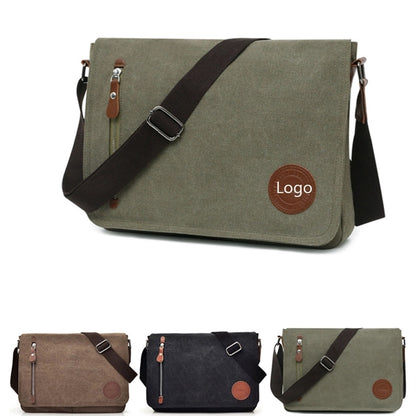 Canvas Satchel Messenger Bag