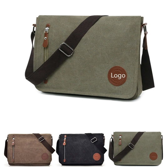 Canvas Satchel Messenger Bag
