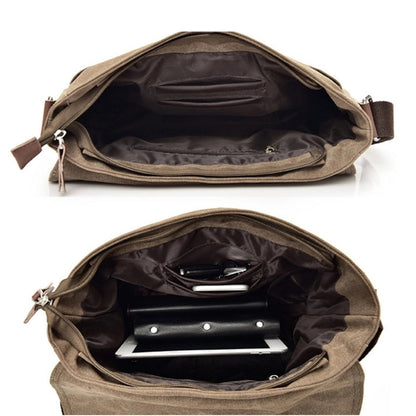 Canvas Satchel Messenger Bag