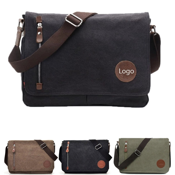 Canvas Satchel Messenger Bag