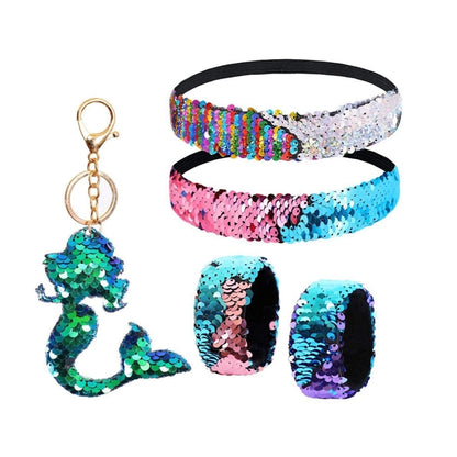 Custom Reversible Sequin Drawstring Party Backpack.