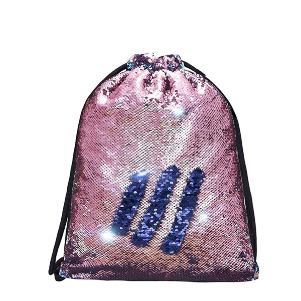 Mermaid Sequin Drawstring Backpack