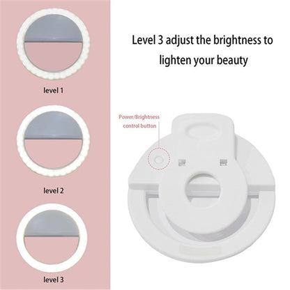 LED Clip-on Rechargable Selfie Light