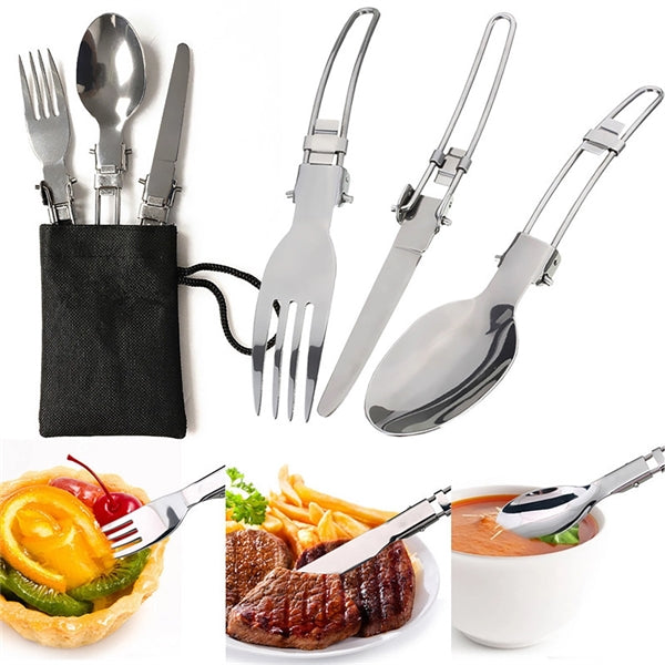 Portable 5 Pcs Camping Cookware Kit