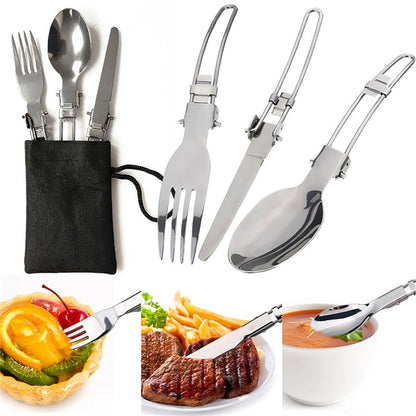 Portable 5 Pcs Camping Cookware Kit