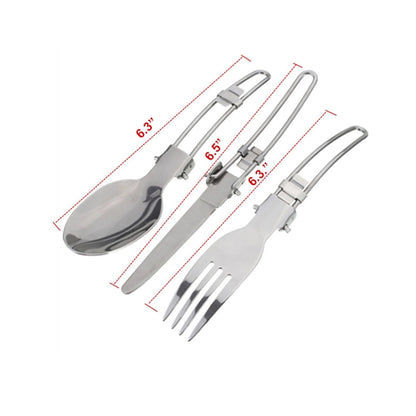 Portable 5 Pcs Camping Cookware Kit