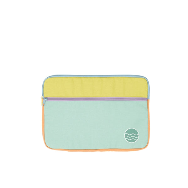 ZIPPERED POCKET LAPTOP SLEEVES - CANVAS-DENIM