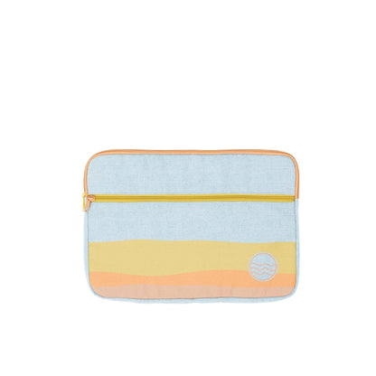 ZIPPERED POCKET LAPTOP SLEEVES - CANVAS-DENIM