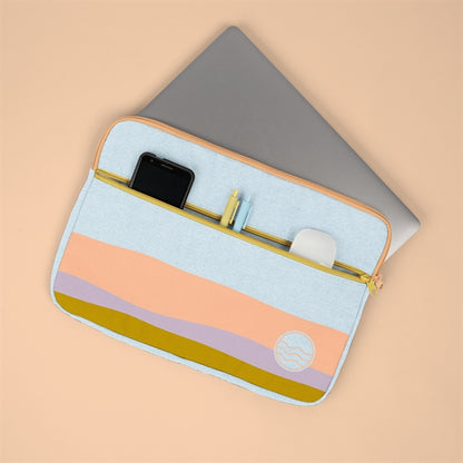 ZIPPERED POCKET LAPTOP SLEEVES - CANVAS-DENIM