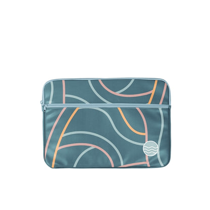 Zippered Pocket Laptop Sleeve - Vegan Leather - 13" - 15"