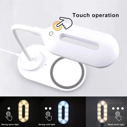 Foldable Multifunction table Lamp with Wireless Charging
