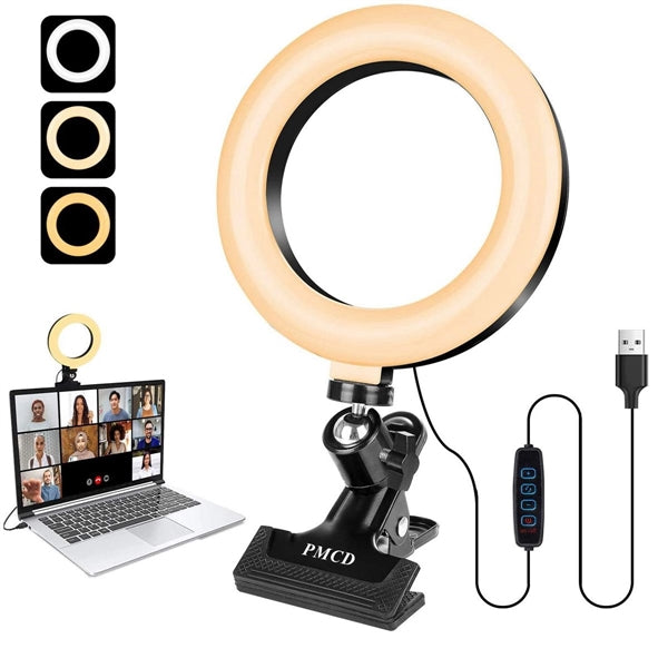 6 Inch Selfie Ring Light with Clamp