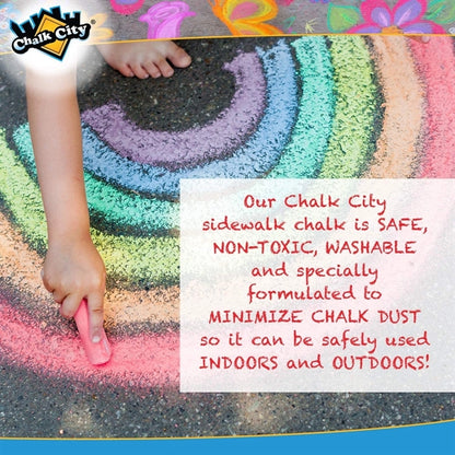 Sidewalk Chalk 20 Count- 5 colors