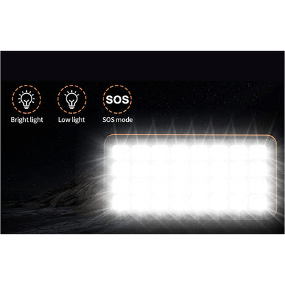 50,000 mAh Solar Wireless Charging Bank With Flashlight